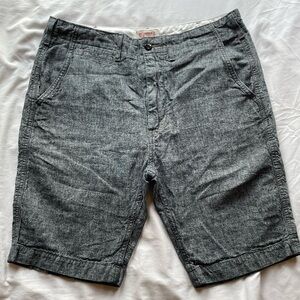 Levi’s Gray Casual Linen-Blend Shorts - Sm 30 in waist